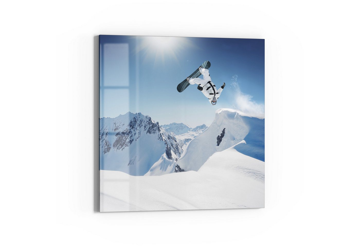 DEQORI Magnettafel 'Adrenalin im Schnee', Whiteboard Pinnwand beschreibbar DEQORI Magnettafel 'Adrenalin im Schnee', Whiteboard Pinnwand beschreibbar von DEQORI
