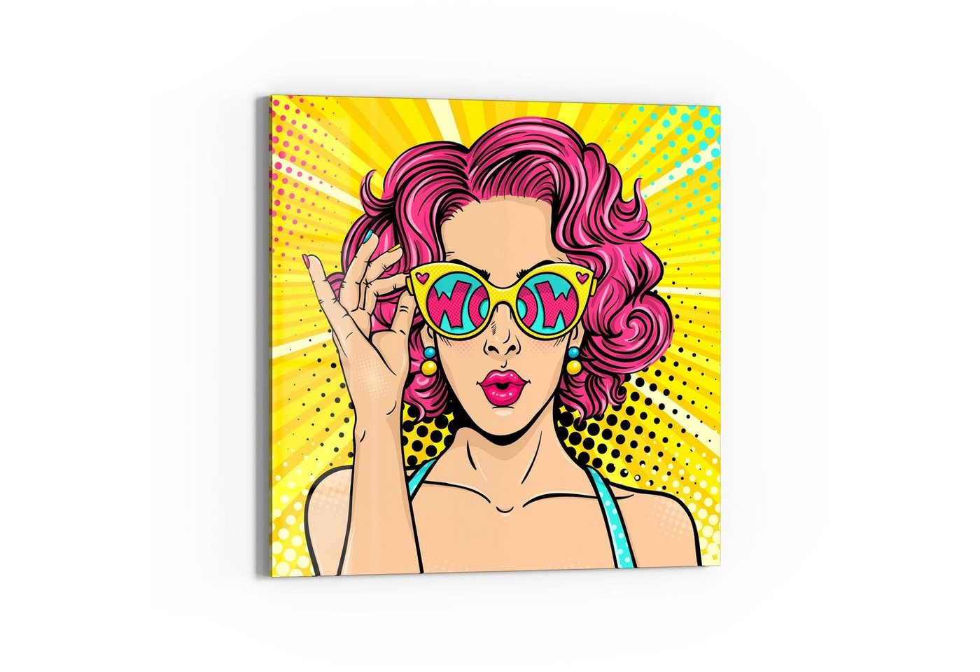 DEQORI Magnettafel 'Frau mit Sonnenbrille', Whiteboard Pinnwand beschreibbar DEQORI Magnettafel 'Frau mit Sonnenbrille', Whiteboard Pinnwand beschreibbar von DEQORI