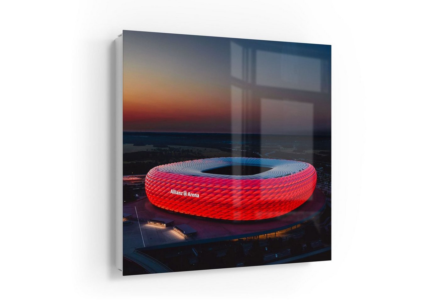 DEQORI Schlüsselkasten 'Allianz Arena, München', Glas Schlüsselbox modern magnetisch beschreibbar DEQORI Schlüsselkasten 'Allianz Arena, München', Glas Schlüsselbox modern magnetisch beschreibbar von DEQORI