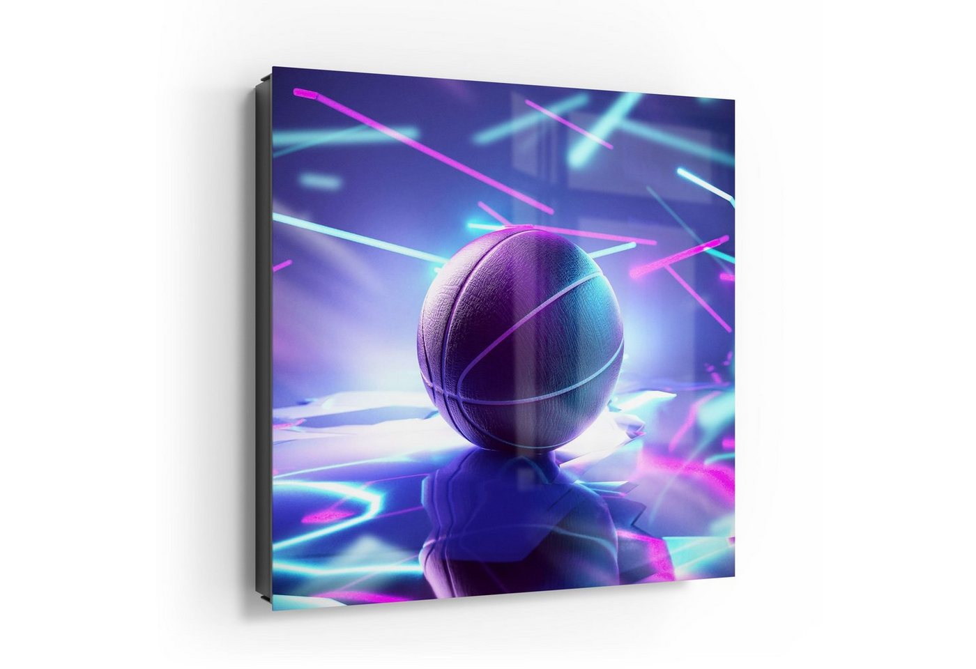 DEQORI Schlüsselkasten 'Inszenierter Basketball', Glas Schlüsselbox modern magnetisch beschreibbar DEQORI Schlüsselkasten 'Inszenierter Basketball', Glas Schlüsselbox modern magnetisch beschreibbar von DEQORI