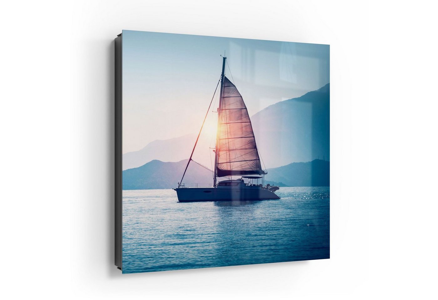 DEQORI Schlüsselkasten 'Segelboot in Abendsonne', Glas Schlüsselbox modern magnetisch beschreibbar DEQORI Schlüsselkasten 'Segelboot in Abendsonne', Glas Schlüsselbox modern magnetisch beschreibbar von DEQORI