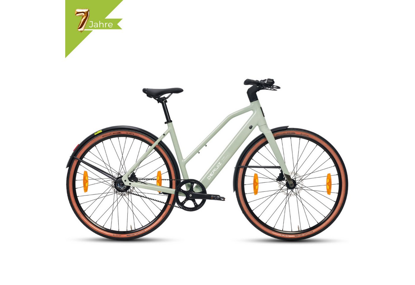 DERUIZ E-Bike Cityrad 2025 Turmali 48.5&52&58cm Ebike sale für Damen und Herren, 1 Gang, Heckmotor, 360 Wh, 36v großer Kapazität, nur 18,5kg, Stadtetauglich DERUIZ E-Bike Cityrad 2025 Turmali 48.5&52&58cm Ebike sale für Damen und Herren, 1 Gang, Heckmotor, 360 Wh, 36v großer Kapazität, nur 18,5kg, Stadtetauglich von DERUIZ