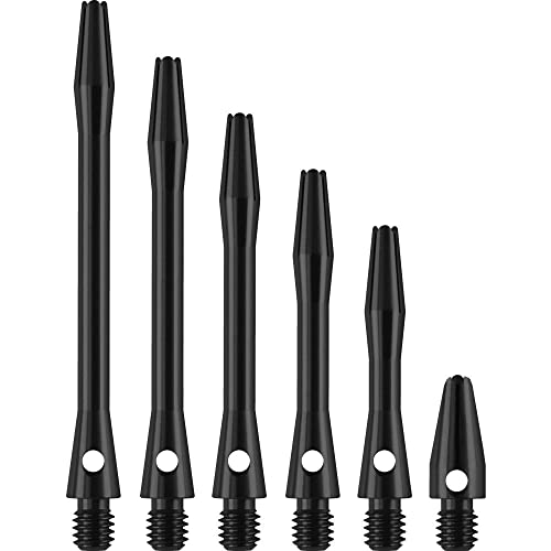 DESIGNA DARTS Dart-Schäfte aus Metall, 3 Sets eloxiertes Aluminium, kurz, schwarz, 35 mm DESIGNA DARTS Dart-Schäfte aus Metall, 3 Sets eloxiertes Aluminium, kurz, schwarz, 35 mm von DESIGNA DARTS
