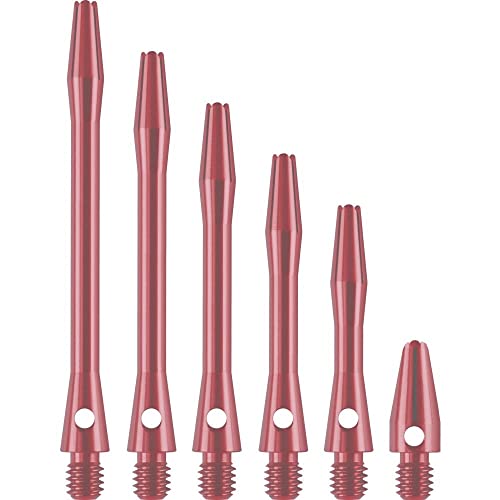 DESIGNA DARTS Metall-Dart-Schäfte, 3 Sets aus eloxiertem Aluminium, lang, rosa, 53 mm von DESIGNA DARTS