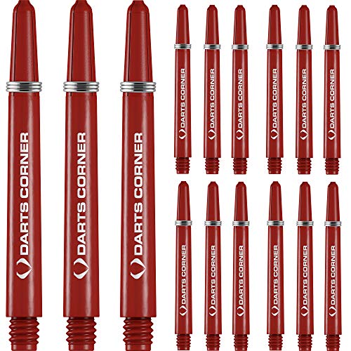DESIGNA DARTS S0741 Schäfte | 5 Sets robuste Nylon-Dartpfeile, inklusive Stahlring, Medium, Rot DESIGNA DARTS S0741 Schäfte | 5 Sets robuste Nylon-Dartpfeile, inklusive Stahlring, Medium, Rot von DESIGNA DARTS