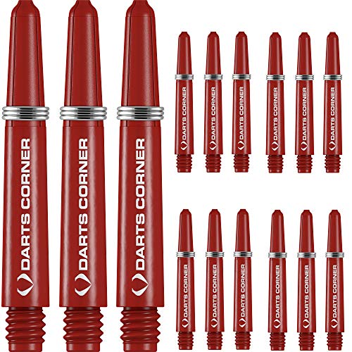 DESIGNA DARTS S0745 Schäfte | 5 Sets robuste Nylon-Dartpfeile, inkl. Stahlring, kurz, rot DESIGNA DARTS S0745 Schäfte | 5 Sets robuste Nylon-Dartpfeile, inkl. Stahlring, kurz, rot von DESIGNA DARTS