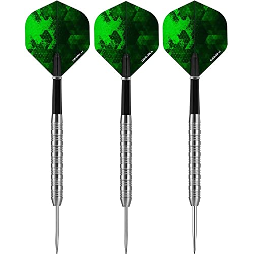 Designa Razor Grip V2 Darts | M2 | Seven Lock Steel Tip Darts Set | 22 g (D5262) von DESIGNA DARTS