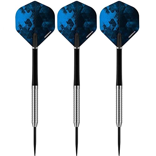 Designa Ultralites V2 Darts | M5 | Razor Grip Stahlspitzen Dartpfeile Set | 12 g (D3520) von DESIGNA DARTS