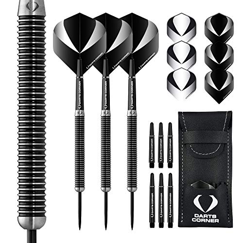 DESIGNA Darts Corner Warfare Dartpfeile aus 80% Wolfram mit Stahlspitze, 24 g von DESIGNA DARTS