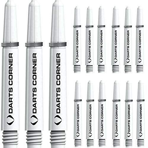 DESIGNA DARTS S0736 Schäfte | 5 Sets robuste Nylon-Dartpfeile, inklusive Stahlring, Medium, Weiß DESIGNA DARTS S0736 Schäfte | 5 Sets robuste Nylon-Dartpfeile, inklusive Stahlring, Medium, Weiß von DESIGNA DARTS