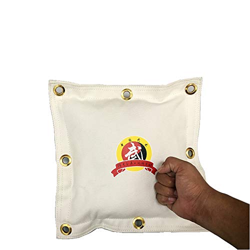 DETECH Mann Wing Chun Kung Fu Leinwand-Wand-Tasche Wand-Schlagpolster, Schlagkissen, Sandsack, Boxsack, Wandsandsack, Makiwara, Wandschlagpolster, Wandschlagkissen,JKD Wandmakiwara von DETECH