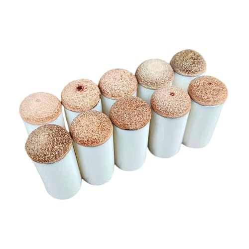 DEUNRAA 10Pcs Slip On Pool Queue Tipps Schutz Billard Queue Tipps Ersatz Abdeckung Pool Stick Tipps Billardtisch Zubehör von DEUNRAA