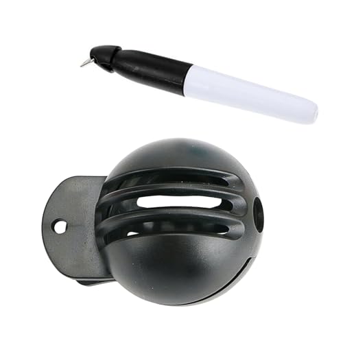 DEUNRAA Kugelförmiger Golfball Marker Mit Stiften Golfball Putting Clip Vorlage Ausrichtungswerkzeug Putt Positionierungsmarker Langlebig von DEUNRAA