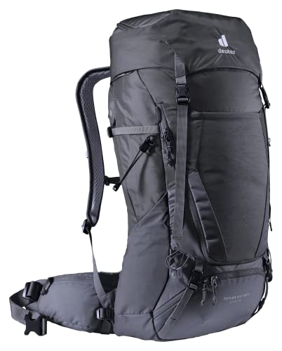 deuter Futura Air Trek 45 + 10 SL Damen Trekking Wanderrucksack, Black-graphite von deuter