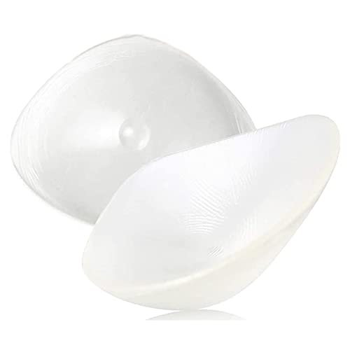 DFGGE 1 Paar Silikonbrüste Transparent Silikon Selbstklebende Falsche Brust Formen Dreieck Enhancer Lebensechte Brustprothesen Mastektomie Prothese Crossdresser,A~Cup（300g/pair） von DFGGE