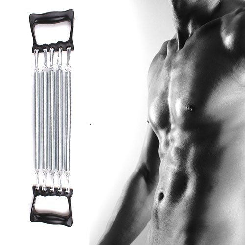 DFH Sport Expander mit 5 Federn für ausüben Schultern, Brust und Rücken – Elastische demontierbar – Fitnessstudio Übungen Gymnastik Fitness Body Building DFH Sport Expander mit 5 Federn für ausüben Schultern, Brust und Rücken – Elastische demontierbar – Fitnessstudio Übungen Gymnastik Fitness Body Building von DFH Sport