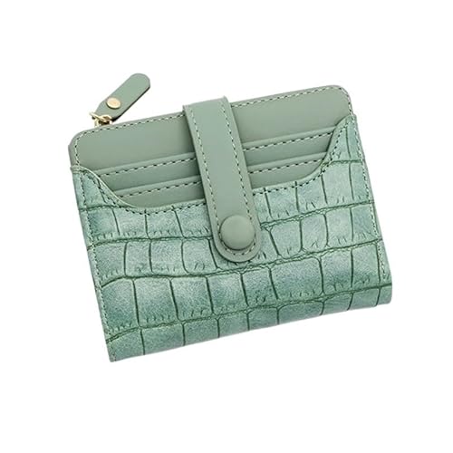 DFJOENVLDKHFE Damen-Handgelenk-Clutch, kleine Damen-Mehrfachtasche, Damen-PU-Leder-Geldbörse, Geldbörsen-Armbänder(Color:Green) von DFJOENVLDKHFE