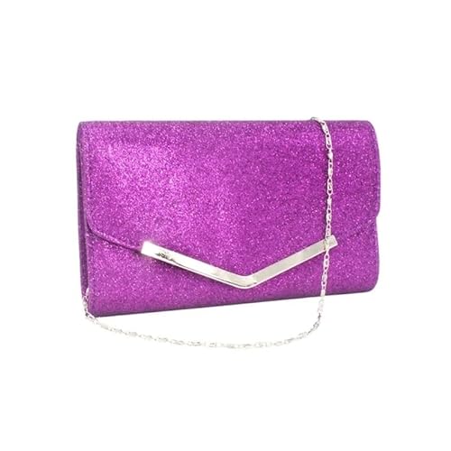 DFJOENVLDKHFE Damen-Handgelenk-Clutch, kleine Damen-Mehrfachtasche, Damen-PU-Leder-Geldbörse, Geldbörsen-Armbänder(Color:Purple) von DFJOENVLDKHFE