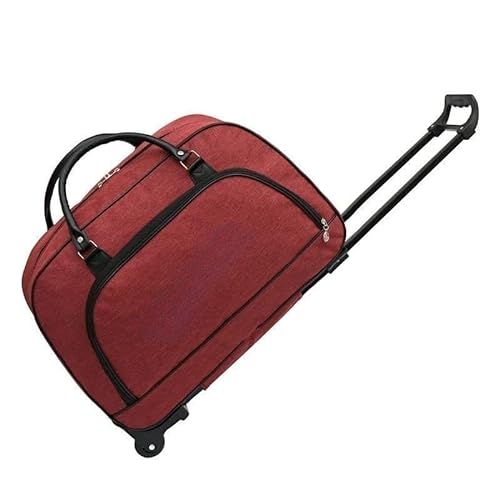 DFJOENVLDKHFE Mittelgroßer Koffer, Gepäck, Flugkoffer, mittelgroßer Koffer mit Vier Rädern, Koffer(Red) von DFJOENVLDKHFE