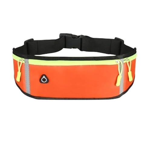 Laufgürtel-Hüfttasche, Hüfttasche for Wandern, Radfahren, Sport, mit verstellbarem Gurt, Leichter Laufrucksack(Color:B-orange) von DFJOENVLDKHFE