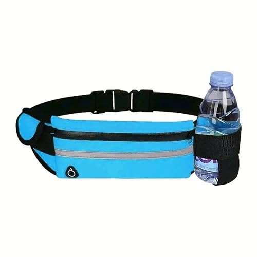 Laufgürtel-Hüfttasche, Hüfttasche for Wandern, Radfahren, Sport, mit verstellbarem Gurt, Leichter Laufrucksack(Color:Blue) von DFJOENVLDKHFE