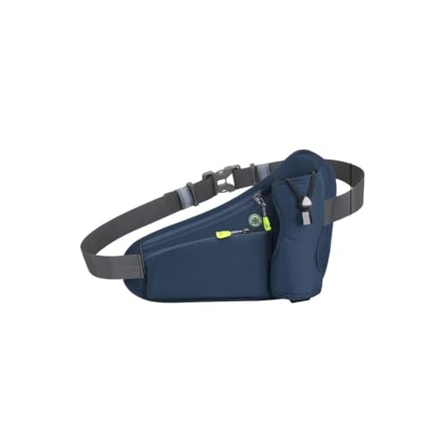 Laufgürtel-Hüfttasche, Hüfttasche for Wandern, Radfahren, Sport, mit verstellbarem Gurt, Leichter Laufrucksack(Color:Dark Blue Bag) von DFJOENVLDKHFE