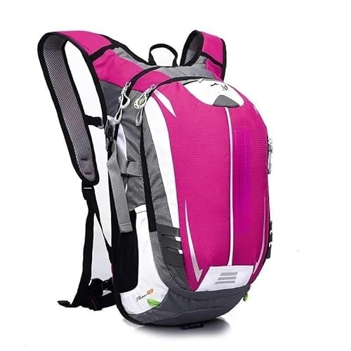 Laufgürtel-Hüfttasche, Hüfttasche for Wandern, Radfahren, Sport, mit verstellbarem Gurt, Leichter Laufrucksack(Color:Fuchsia) von DFJOENVLDKHFE