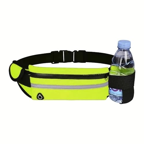 Laufgürtel-Hüfttasche, Hüfttasche for Wandern, Radfahren, Sport, mit verstellbarem Gurt, Leichter Laufrucksack(Color:Green) von DFJOENVLDKHFE