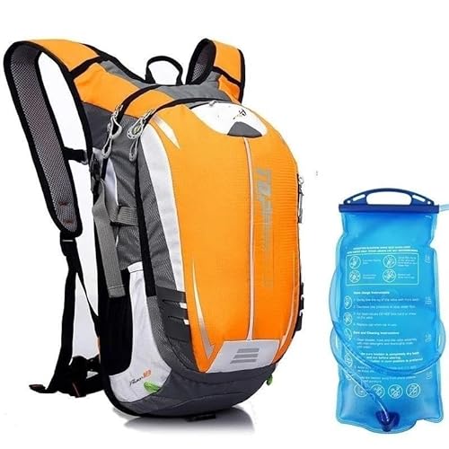 Laufgürtel-Hüfttasche, Hüfttasche for Wandern, Radfahren, Sport, mit verstellbarem Gurt, Leichter Laufrucksack(Color:YE AND1.5L) von DFJOENVLDKHFE