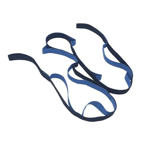 Yoga- und Fitnessgurte: Dehnbare Widerstandsbänder, Yogabänder – praktisch und verstellbar for Yoga, Pilates, Stretching(Blue) von DFJOENVLDKHFE