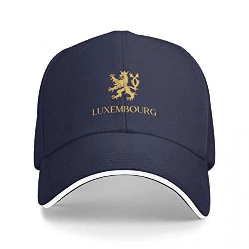 Baseballkappe Luxembourg Gold Cap Baseballkappe Wanderhut Hut für Männer Frauen von DFRIZ@