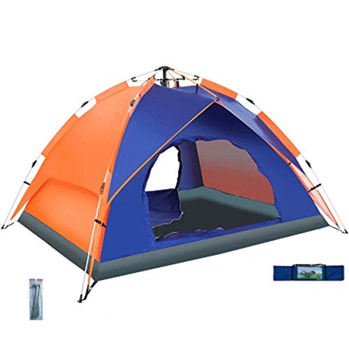 Zelte, Pop-up-Zelt für 3 Personen, automatisches und sofortiges Aufstellen, zum Wandern und Camping, mit Tragetasche, Campingzelt, wasserdicht, für Camping, Wandern, Reisen, Strandzelte für Familieng von DHJKCBH