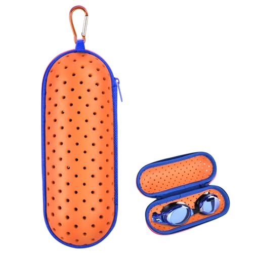 DIELOVEHUA Schwimmbrille Etui, Swim Brillenetui, Brillenetui mit Karabiner und Ablaufloch, Brillenetui Hardcase, Unisex Schwimmbrillenetui DIELOVEHUA Schwimmbrille Etui, Swim Brillenetui, Brillenetui mit Karabiner und Ablaufloch, Brillenetui Hardcase, Unisex Schwimmbrillenetui von DIELOVEHUA