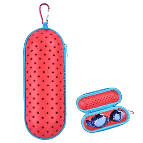 DIELOVEHUA Schwimmbrille Etui, Swim Brillenetui, Brillenetui mit Karabiner und Ablaufloch, Brillenetui Hardcase, Unisex Schwimmbrillenetui DIELOVEHUA Schwimmbrille Etui, Swim Brillenetui, Brillenetui mit Karabiner und Ablaufloch, Brillenetui Hardcase, Unisex Schwimmbrillenetui von DIELOVEHUA