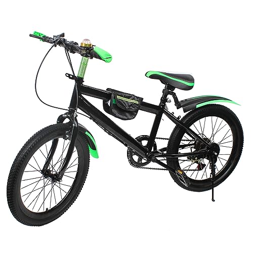 DIFU 20 Zoll 6 Gang Kinderfahrrad Mountainbike Kinderfahrrad Doppelscheibenbremsen Geeignet für Ausflüge, unterwegs von DIFU