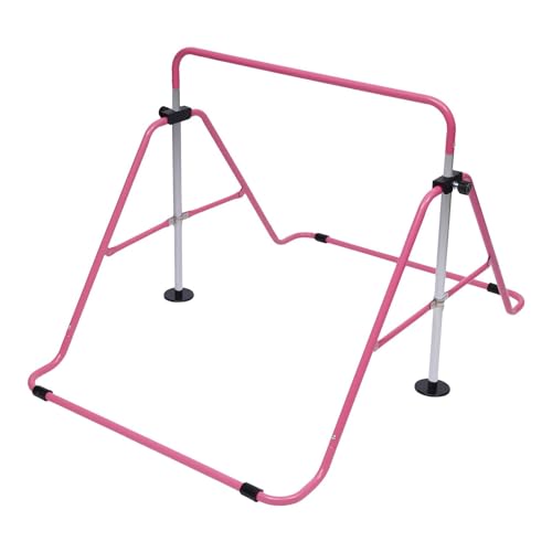 DIFU Turnreck Gymnastik Reck 4.25FT Turnstange Reckstange Garten Kinder Klimmzugstange Reckanlage Horizontale Training Bar Trainingsgeräte Outdoor Fitness Höhenverstellbar, Rosa DIFU Turnreck Gymnastik Reck 4.25FT Turnstange Reckstange Garten Kinder Klimmzugstange Reckanlage Horizontale Training Bar Trainingsgeräte Outdoor Fitness Höhenverstellbar, Rosa von DIFU