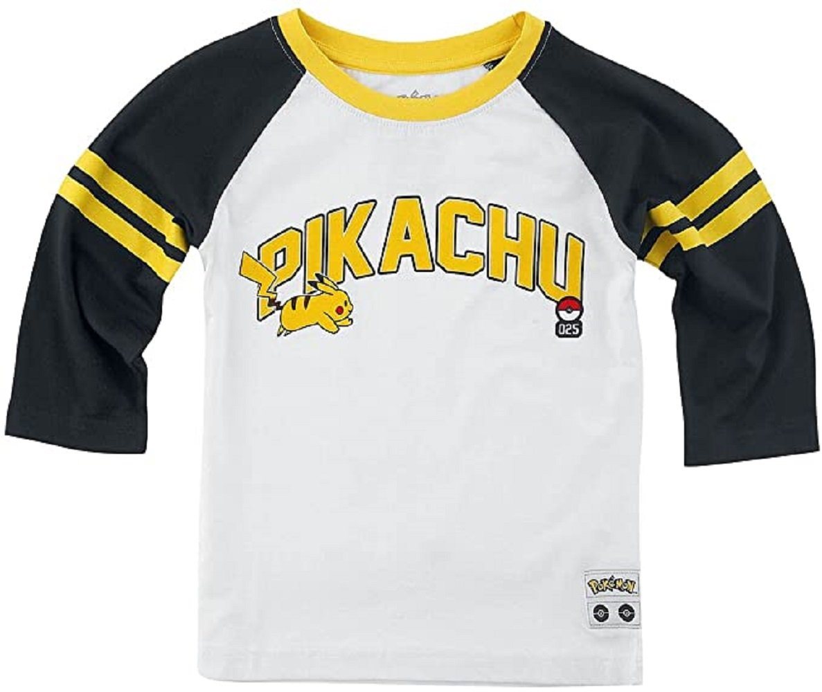 DIFUZED Longsleeve Pokémon - Running Pika - Girls 3/4 Sleeve T-shirt White Neu Top DIFUZED Longsleeve Pokémon - Running Pika - Girls 3/4 Sleeve T-shirt White Neu Top von DIFUZED