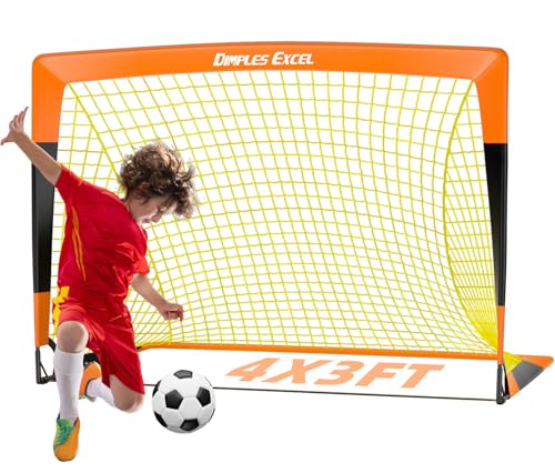 Dimples Excel Fußballtor Netz für Garten und Außenbereich Fußballtraining für Fußballliebhaber (4'×3'- Orange Schwarz) Dimples Excel Fußballtor Netz für Garten und Außenbereich Fußballtraining für Fußballliebhaber (4'×3'- Orange Schwarz) von DIMPLES EXCEL