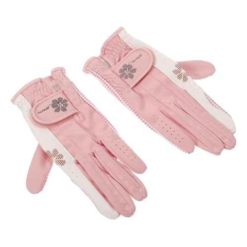 DINHEAROM 1 Paar Golfhandschuhe Für Damen Griff Golfhandschuhe Für Damen Handschuh Zubehör Griffe Golf-Grip-Handschuhe Golf-regenhandschuhe Thermohandschuhe Herren Handschuhe Stoff Rosa DINHEAROM 1 Paar Golfhandschuhe Für Damen Griff Golfhandschuhe Für Damen Handschuh Zubehör Griffe Golf-Grip-Handschuhe Golf-regenhandschuhe Thermohandschuhe Herren Handschuhe Stoff Rosa von DINHEAROM