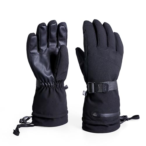 DINSOAVR Winter Ski Handschuhe Für Männer Und Frauen wasserdichte Winter Warme Handschuhe Finger Schnee Ski Handschuhe Snowboard Handschuhe von DINSOAVR