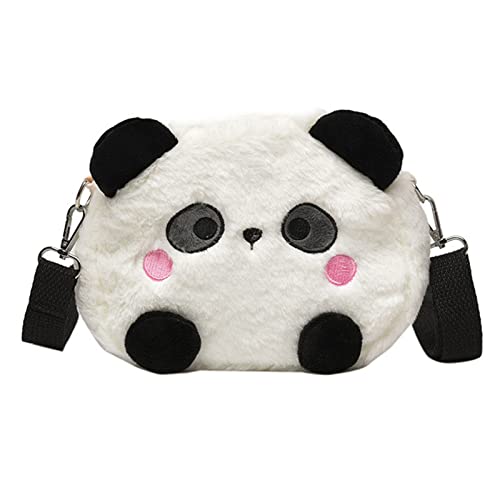 Literarische Umhängetasche Cartoon Panda Für Body Bag Plüsch Handtasche Geschenk Zum Muttertag Valentinstag von DINSOAVR