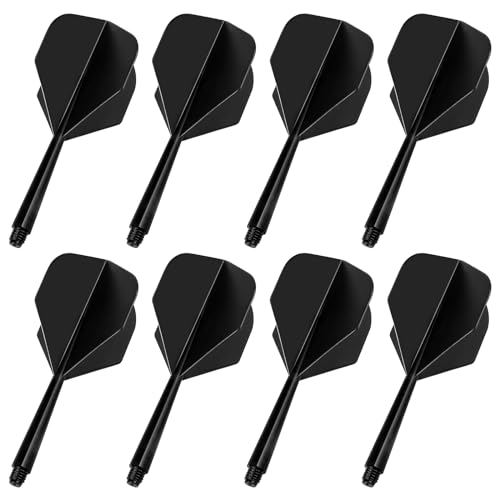 DINSONG Dart Flights, 8 Stück Dart Schäfte, 75mm Dart Zubehör Set PET Standard Zubehör für Darts, Target Darts Tag Flights, Dart Flights mit Schäfte stabil für Soft und Steel Tip Dartpfeile DINSONG Dart Flights, 8 Stück Dart Schäfte, 75mm Dart Zubehör Set PET Standard Zubehör für Darts, Target Darts Tag Flights, Dart Flights mit Schäfte stabil für Soft und Steel Tip Dartpfeile von DINSONG