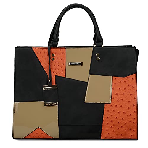 DIRRONA Damen Handtasche Mode Umhängetasche Beiläufig Crossbody-Tasche Handtasche Damen Gross Wasserdicht PU Leder Tasche Damen Braun DIRRONA Damen Handtasche Mode Umhängetasche Beiläufig Crossbody-Tasche Handtasche Damen Gross Wasserdicht PU Leder Tasche Damen Braun von DIRRONA