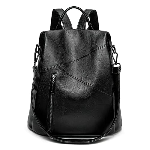 DIRRONA Damen Rucksack Beiläufig Diebstahlschutz Daypack Reise Wasserdicht Büro Geschäftsreise PU Leder Cabrio Multifunktion Große Rucksack Schultertaschen Schwarz DIRRONA Damen Rucksack Beiläufig Diebstahlschutz Daypack Reise Wasserdicht Büro Geschäftsreise PU Leder Cabrio Multifunktion Große Rucksack Schultertaschen Schwarz von DIRRONA