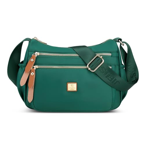 DIRRONA Damen Umhängetasche Casual Wasserdicht Grün 26 x 13 x 19 cm DIRRONA Damen Umhängetasche Casual Wasserdicht Grün 26 x 13 x 19 cm von DIRRONA