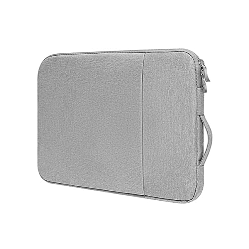 DIYEAH 14-Zoll-computertasche Laptop-Reisetasche Computertaschen Für Frauen Laptoptasche Laptop-aufbewahrung Aufbewahrungstasche Laptop-Abdeckung Laptop-reisehülle Polyester Light Grey von DIYEAH