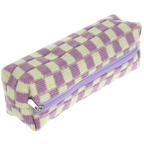 DIYEAH Federmäppchen im Schachbrettmuster Kabeltasche Organizer Federmäppchen Taschen Netz aufbewahrungssack Storage Pockets Schminkkoffer Organizer-Aufbewahrungstasche Polyester Violett DIYEAH Federmäppchen im Schachbrettmuster Kabeltasche Organizer Federmäppchen Taschen Netz aufbewahrungssack Storage Pockets Schminkkoffer Organizer-Aufbewahrungstasche Polyester Violett von DIYEAH