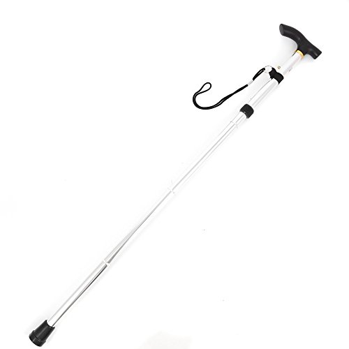 Sitzstock Gehstock Wanderstock faltbar höhenverstellbar 84-93cm Trekkingstock, Skistock Multifunktionsstöcke mit Handschlaufen Aluminium Silber Sitzstock Gehstock Wanderstock faltbar höhenverstellbar 84-93cm Trekkingstock, Skistock Multifunktionsstöcke mit Handschlaufen Aluminium Silber von DIYI