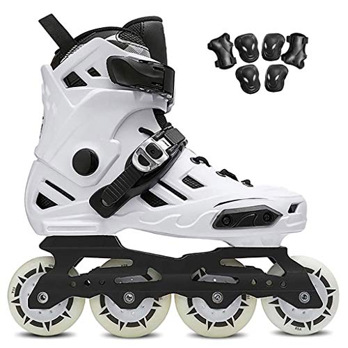 Adult Outdoor- Profi Inline Skates for Männer Und Frauen Professionelle Inline Skates, 2 Farben(Blanc,36 EU/4.5 US/3.5 UK/23cm JP) von DIoFent