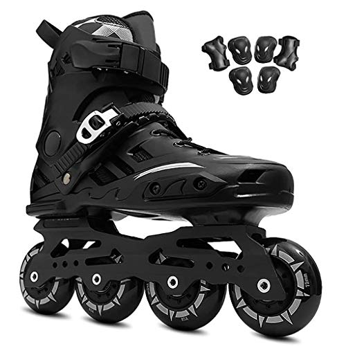 Adult Outdoor- Profi Inline Skates for Männer Und Frauen Professionelle Inline Skates, 2 Farben(Nero,39 EU/7 US/6 UK/24.5cm JP) von DIoFent